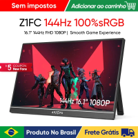 Imagem da oferta Monitor Portátil ARZOPA Z1FC 16.1" IPS FHD 144Hz 65% sRGB