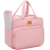 Imagem da oferta Bolsa Baby Nut Média Urso Rosa