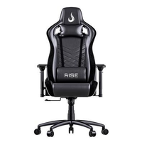 Imagem da oferta Cadeira Gamer Rise Mode Z5 Ângulo Ajustável Braço 4D Preto PU - RM-CG-05-BK