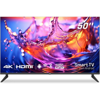 Imagem da oferta Smart TV 50" HQ UDE50HR315LN 4K com Conversor Digital 3 HDMI 2 USB WI-FI Android 11 Design Slim e Tela Frameless