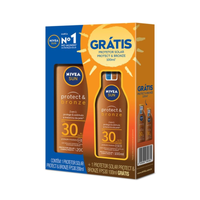 Imagem da oferta 2 Unidades Kit Protetor Solar Nivea Protect & Bronze Fps30 200ml Grátis Protetor Solar Fps30 100ml -  Farmácias