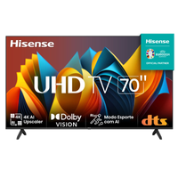 Imagem da oferta Smart Tv Hisense 70" Uhd 4k Dled 70A51HSV A6K