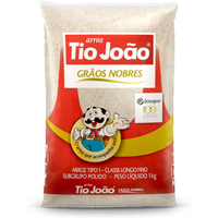 Imagem da oferta 3 Unidades Tio João 100% Grãos Nobres - Arroz 1kg