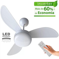 Imagem da oferta Ventilador de Teto Ventisol Fênix Inverter Controle Remoto Placa Led 20w Integrada - Bivolt