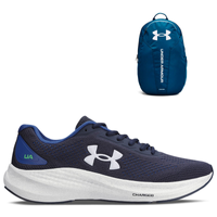 Imagem da oferta Kit Under Armour Tênis de Corrida Charged Starlight e Mochila Hustle Lite Azul