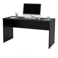 Imagem da oferta Escrivaninha Netmobil Mesa para Escritório MDP 160cm x 76cm x 60cm Preto