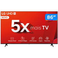 Imagem da oferta Smart TV 86" Ultra HD 4K LG LCD com Processador a5 Ger7 AI - 86UT8050PSA