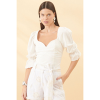 Imagem da oferta Blusa Feminina Siena Lisa Detalhes SMK