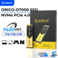 Imagem da oferta ORICO NVMe SSD PCIe 4.0 até 7000 MB/s M.2 SSD 2280 PCIe 4.0X4 Unidade de estado sólido interna SSD par