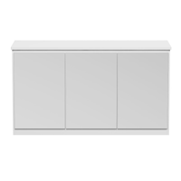 Imagem da oferta Mince Buffet 3 Portas 1,34mX45cm Branco