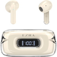 Imagem da oferta Ezra Fone De Ouvido Bluetooth 5.3 Sem Fio com Display LED Compatível com iPhone iOS e Android Controle Touch Confortáv