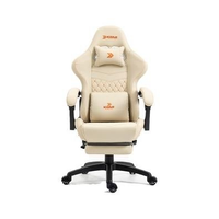 Imagem da oferta Cadeira Gamer KBM! GAMING Tempest CG600 Branco Com Almofadas Descanso Para Pernas Retrátil Reclinável - KGCG600BR