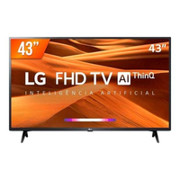 Imagem da oferta Smart TV LG LED 43 FHD HDMI USB Bluetooth Wi-Fi ThinQ AI 43LM631C0SB.BWZ