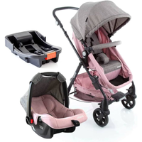 Imagem da oferta Cosco Kids Travel System Poppy Trio Rosa Mescla