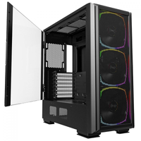 Imagem da oferta Gabinete Gamer Montech Sky Two GX Mid Tower Vidro Temperado E-ATX Black Sem Fonte Com 3 Fans ARGB