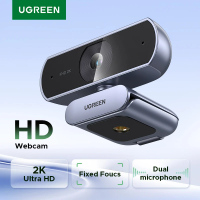 Imagem da oferta Webcam UGREEN 2K com microfone câmera Web USB