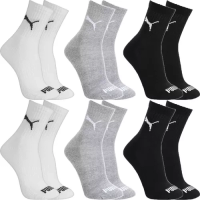 Imagem da oferta Kit 6 Pares Meias Puma Cano Médio Masculino Adulto Original