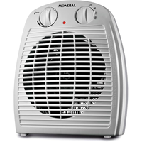 Imagem da oferta Aquecedor de Ar Mondial 110V Cinza 1500W - A-08