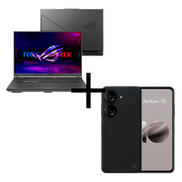 Imagem da oferta Kit Notebook Gamer Asus ROG Strix G16 i7-13650HX 16GB SSD 512GB Geforce RTX 4050 Tela 16'' FHD Linux G614JU-N3380 + Smartphone Asus Zenfone 10 8GB 256