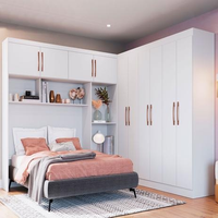 Imagem da oferta Guarda-roupa Casal Modulado Athenas 10 Portas 4 Gavetas Branco - Doripel