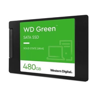 Imagem da oferta SSD WD Green SATA 480GB 2.5" Leitura: 545MB/s e Gravação: 430MB/s Preto - WDS480G3G0A