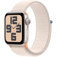 Imagem da oferta Apple Watch SE GPS Caixa estelar de alumínio 40 mm Pulseira loop esportiva estelar