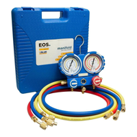 Imagem da oferta Kit de Manifold Profissional EOS com Mangueira de 12m para R22/R134A/407com404A e Maleta