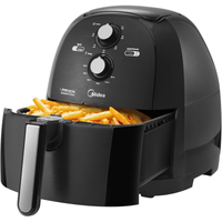 Imagem da oferta Fritadeira Airfryer Sem Óleo 53L220V 1700W Preto FRB50P Midea