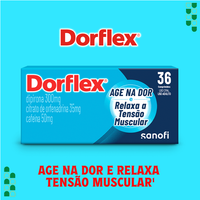 Imagem da oferta Analgésico e Relaxante Muscular Dorflex 300mg + 35mg + 50mg 36 Comprimidos