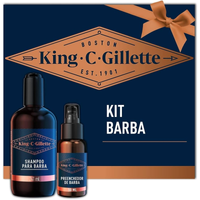 Imagem da oferta Kit Shampoo para Barba 241ml e Sérum Preenchedor de Barba 50ml King C Gillette