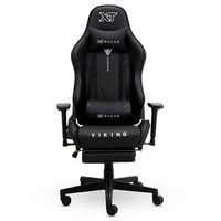 Imagem da oferta Cadeira Gamer XT Racer Viking Series Até 120kg Com Almofadas e Apoio de Pés Reclinável Descanso de Braço 3D