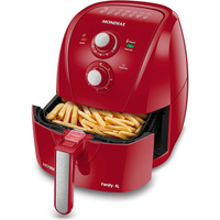 Imagem da oferta Fritadeira Sem Óleo Air Fryer 4L Mondial Vermelho 1500W 110V - AFN-40-FR