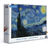 Imagem da oferta Vincent Van Gogh - A Noite Estrelada - Quebra-cabeça - 1000 peças - Toyster Brinquedos