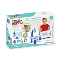 Imagem da oferta Mesa Projetora Para Desenhar Azul Play e Learn Multikids - BR1600