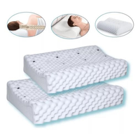 Imagem da oferta KIT 2 Travesseiro CERVICAL Ortopédico Pillow MAGNÉTICO com Infravermelho Terapêutico Anti Ronco Apoio pescoço