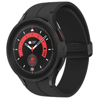 Imagem da oferta Smartwatch Samsung Galaxy Watch5 Pro BT 45 mm Preto Tela Super AMOLED de 1.4\" Bluetooth Wi-Fi GPS NFC e Sensor de Frequ