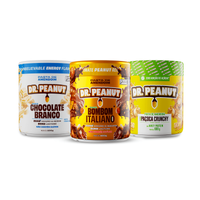 Imagem da oferta Combo da Yasmin Bombom Italiano 600g + Chocolate Branco 600g + Ganhe Sabor Paçoca 600g - DR Peanut