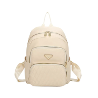 Imagem da oferta Bolsa Mochila Amarílis Nylon Santino Bege Sab412u06