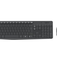 Imagem da oferta Combo Teclado e Mouse sem fio Logitech MK235com Conexão USB Pilhas Inclusas e Layout ABNT2920-007903