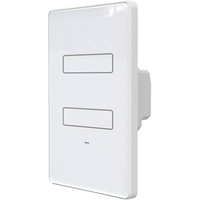 Imagem da oferta Interruptor Inteligente WiFi AGL 02 teclas Touch Branco - Compatível com Alexa