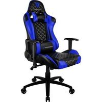 Imagem da oferta Cadeira Gamer ThunderX3 TGC12 Até 120kg Com Almofadas Descanso de Braço 2D Preto e Azul