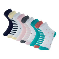 Imagem da oferta Kit 9 Pares Meias Infantil Bebê Rn Algodão Cano Médio Mash