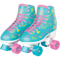 Imagem da oferta Patins Quatro Rodas Roller Skate Fenix Azul