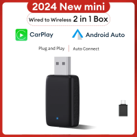 Imagem da oferta XUDA 2 em 1 Adaptador Carplay Sem Fio Android Auto Smart Dongle Mini Caixa Plug And Play Para Volvo Benz Cadillac Jeep L