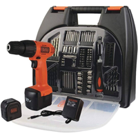 Imagem da oferta Black Decker Furadeira e Parafusadeira Kit Parafusadeira Maleta e Carregador Bivolt Modelo 1K100 12V