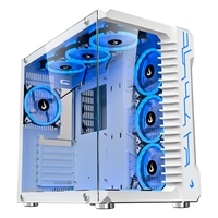 Imagem da oferta Gabinete Gamer Rise Mode Galaxy Glass Mid Tower Lateral e Frontal em Vidro Temperado Branco - RM-GA-GG-FW