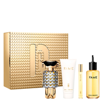 Imagem da oferta Kit Perfume Paco Rabanne Fame Feminino Eau de Parfum 80 ml + Creme Corporal 100 ml + Miniatura 10 ml + Perfume 200 ml Re