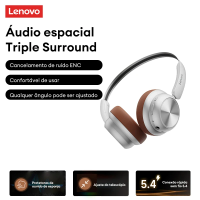 Imagem da oferta Fone de Ouvido Lenovo TH66 sem fio bluetooth 5.4