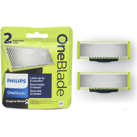 Imagem da oferta Lâminas de reposição originais Philips OneBlade para barbeador e aparador elétrico OneBlade aço inoxidável duráve