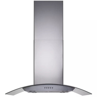 Imagem da oferta Coifa Ilha Cadence Gourmet Vidro Curvo Inox 90cm CFA502 -  - Sua melhor escolha